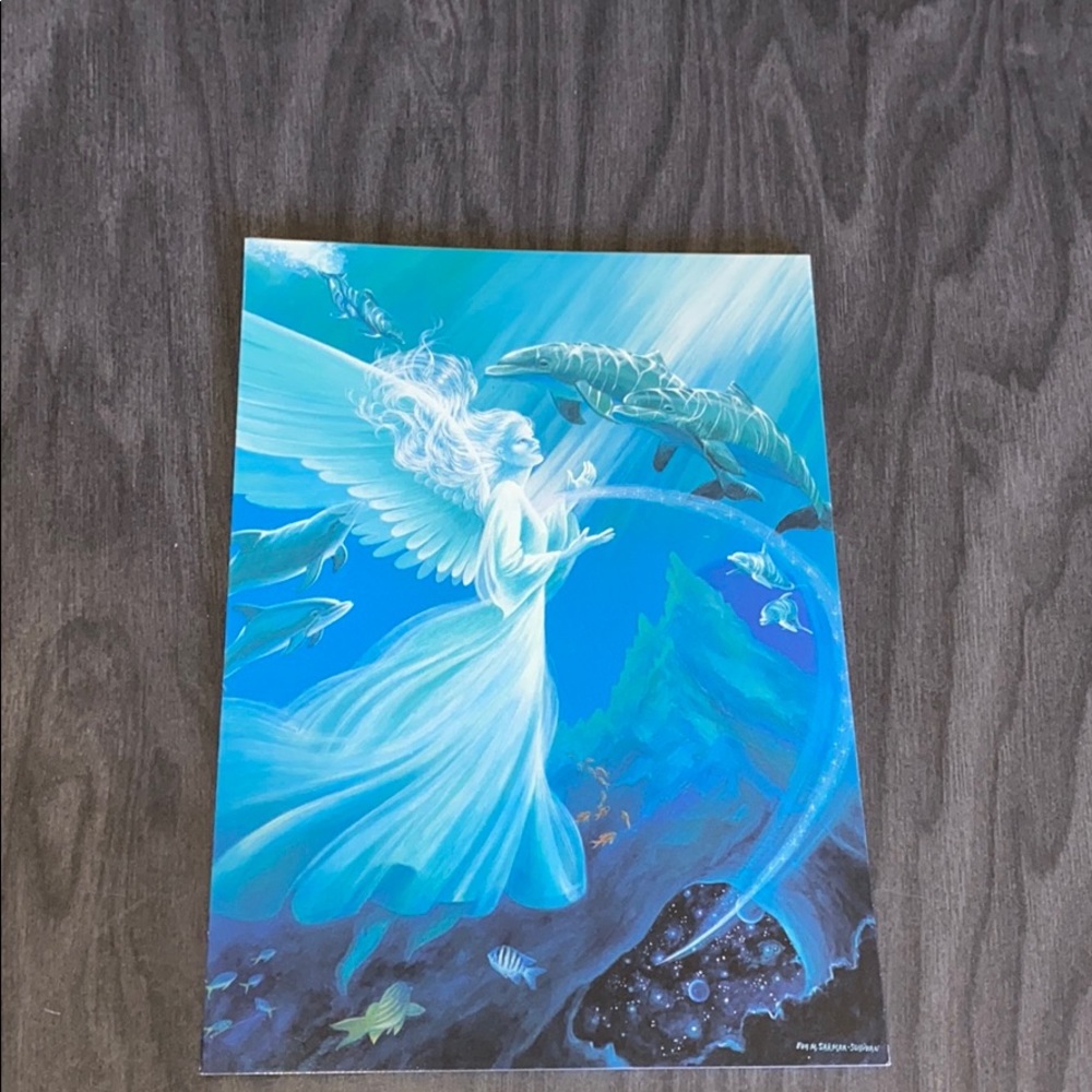Vintage 90s Sea Themed Greeting Cards “Sea Angel”